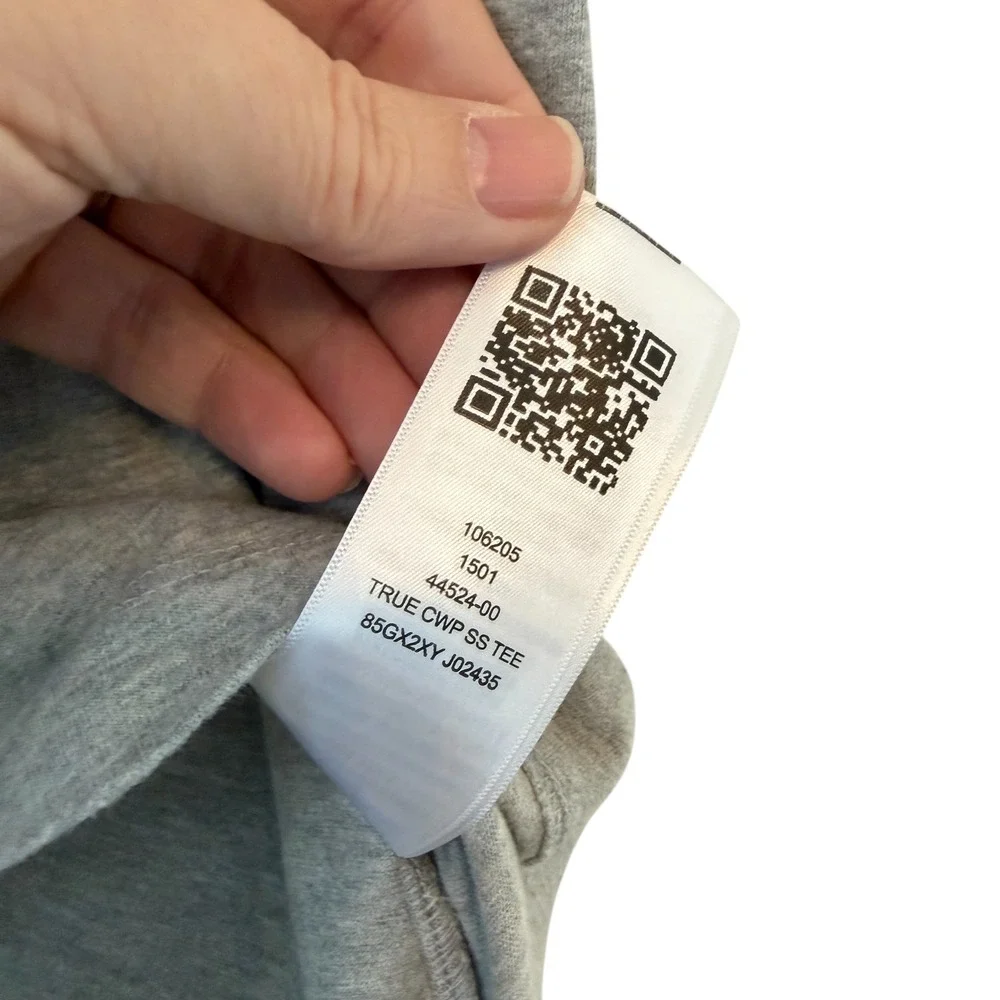 True Religion Men's Grey Crafted With Pride Graphic Tee T Shirt‎ XL